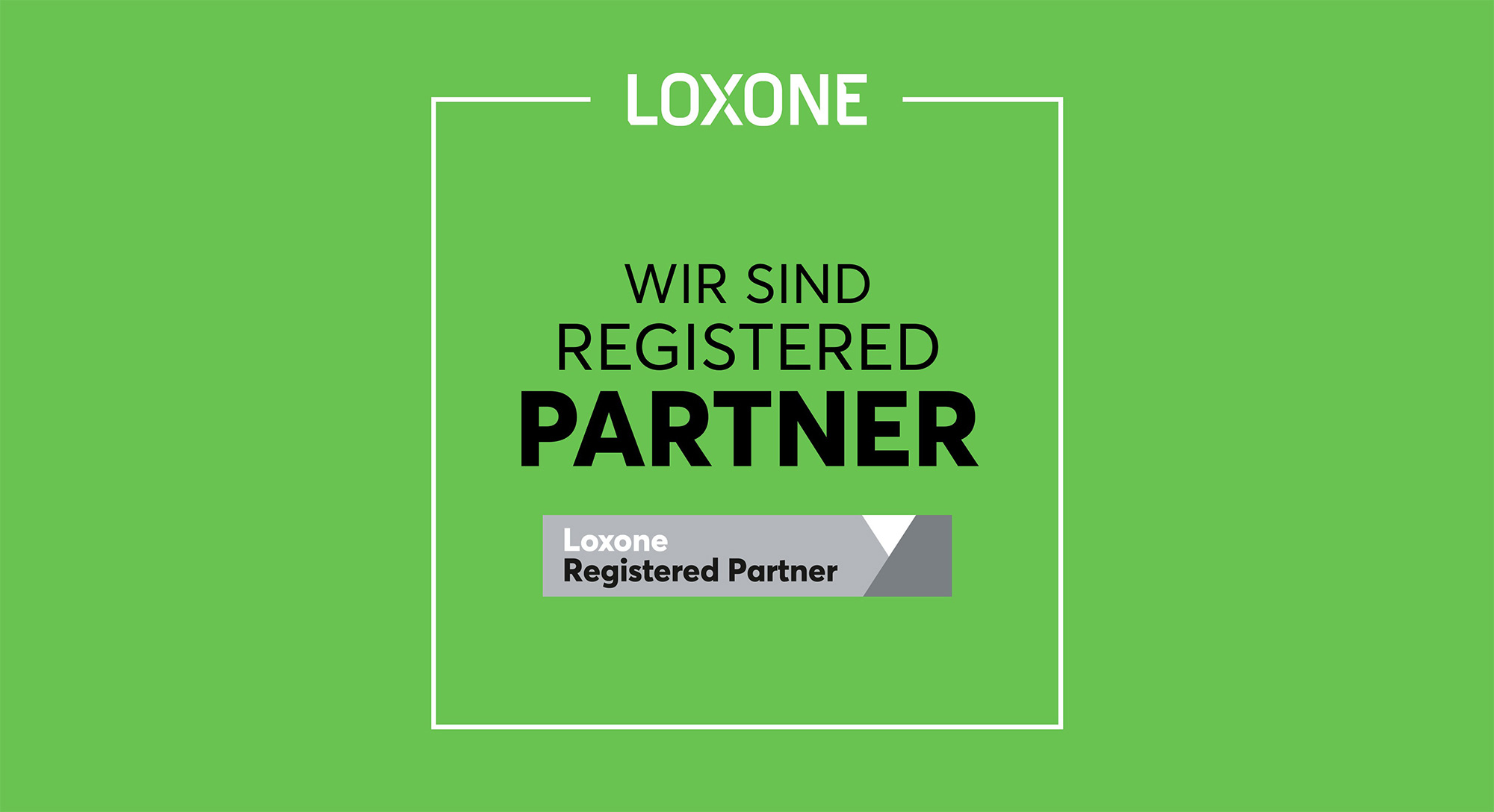 Wir sind Loxone-Partner